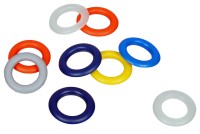 Griffloch-Ringe, Gelb, 10 Stück/Pack