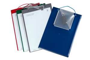 Auftragstasche "Edge" mit Schlüsselfach + Umbugverschweißung, Blau