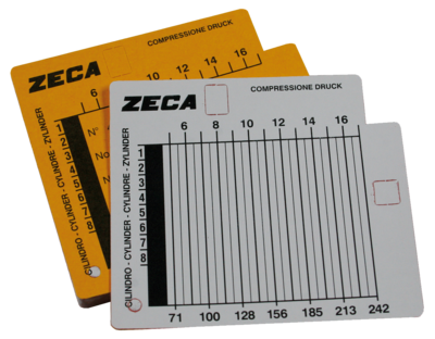 Ersatzdiagrammblätter 50 Stk. 4-17 bar für Kompressionsdruckschreiber ZA-362