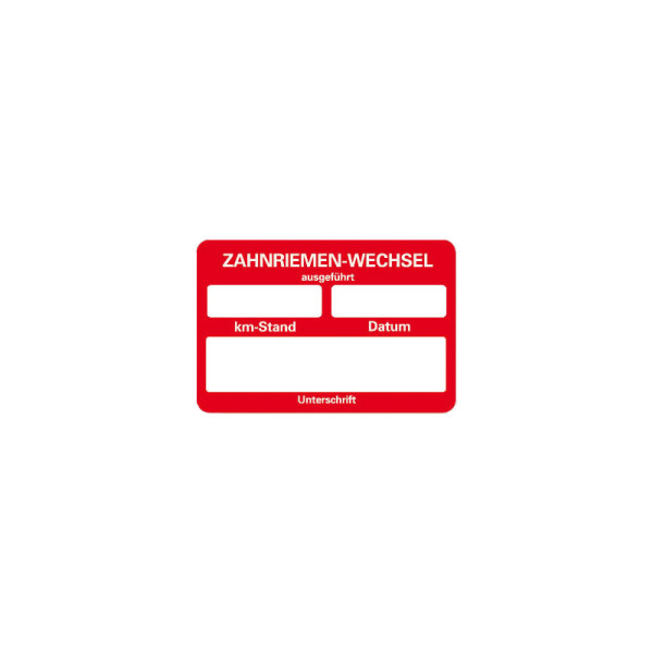 Kundendienst-Spezial-Etiketten, 250 Stück/Pack Zahnriemen-Wechsel