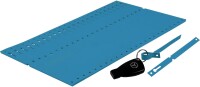Schlüsselanhänger aus Tyvek, 1.000 Stück/Pack blau