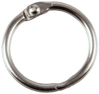 Metall-Klappringe, 25 mm, 10 Stück/Pack