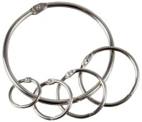Metall-Klappringe, 25 mm, 10 Stück/Pack