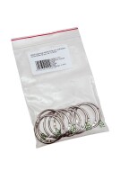 Metall-Klappringe, 25 mm, 10 Stück/Pack