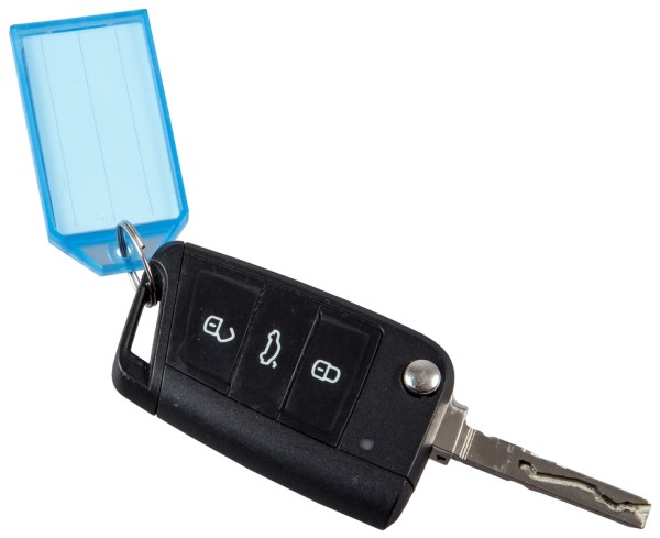 Schlüsselanhänger "Multi", blau, 100 Stck./Pack