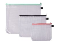 Reißverschluss-Sammelbeutel, A6, violett, 10 Stück/Pack