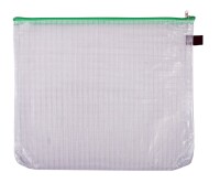 Reißverschluss-Sammelbeutel, B4, grün, 10 Stück/Pack