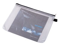 Reißverschluss-Sammelbeutel, B5, schwarz, 10 Stück/Pack