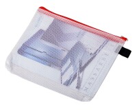 Reißverschluss-Sammelbeutel,  B6,  rot,  10 Stück/Pac
