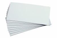 Magnet Lagerschild, 20 x 100 mm, Weiß,  100 Stück/Pack