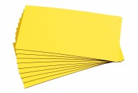 Magnet Lagerschild, 30 x 75 mm, Gelb,  100 Stück/Pack