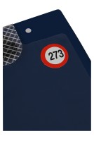 Schlüsselanhänger-Set "Leitzahl Light",  blau, 300 Stck./Pack