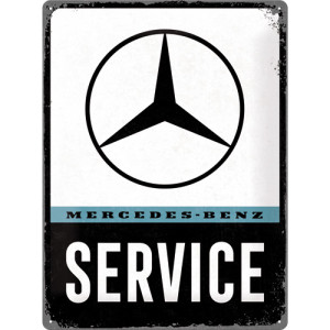 Blechschild Mercedes-Benz - Service