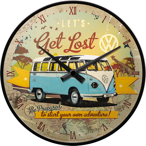 Wanduhr, VW Bulli - Lets Get Lost