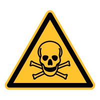 Warnschild "Warnung vor tödlicher Gefahr"