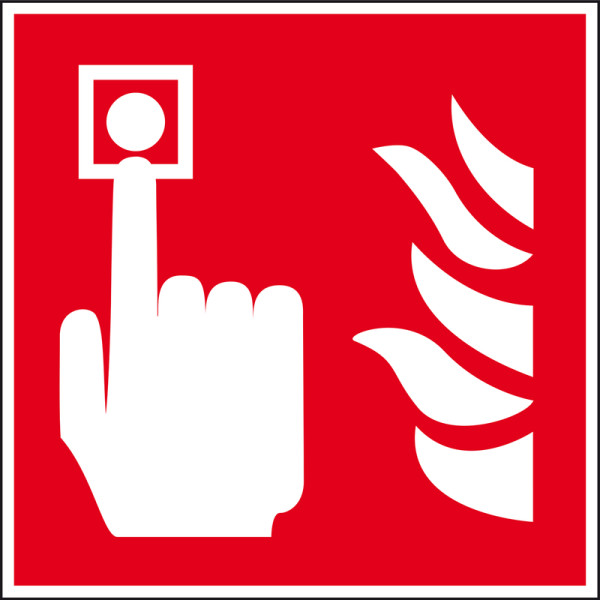 Brandschutzschild "Brandmelder"