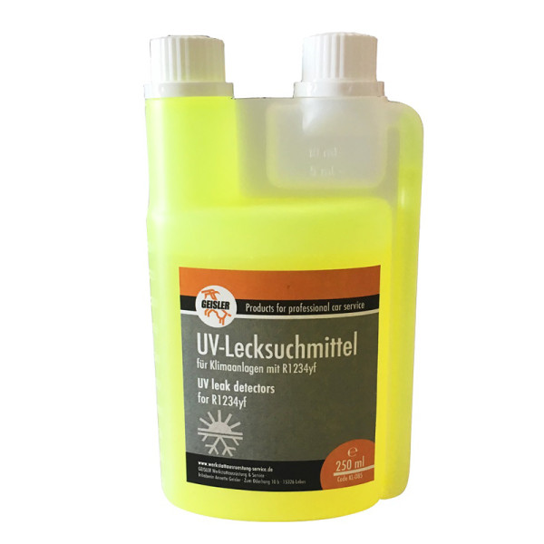 UV Kontrastmittel Lecksuchmittel für Klimaanlagen mit HFO1234yf (250 ml Flasche)