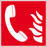Brandschutzschild "Brandmeldetelefon"