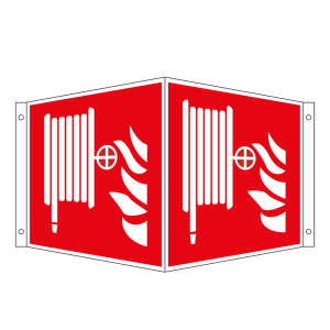 Brandschutz-Winkelschild "Löschschlauch"