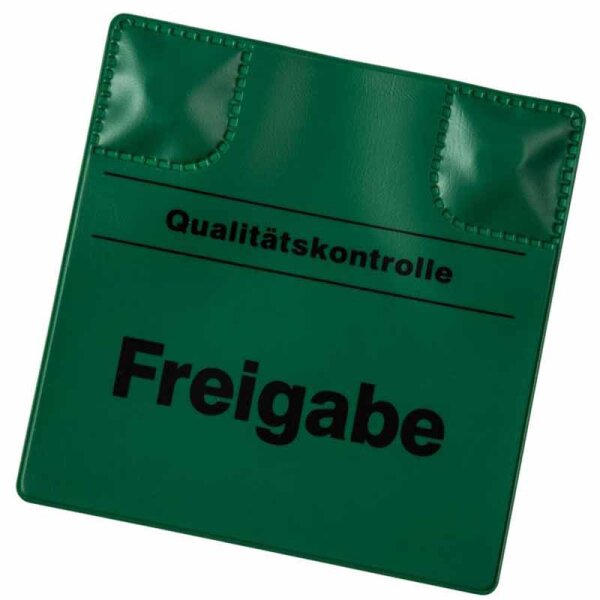 Magnetische Kennzeichnungspads, grün "FREIGABE", 110 x 110 mm