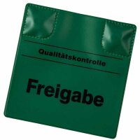 Magnetische Kennzeichnungspads, grün "FREIGABE", 110 x 110 mm