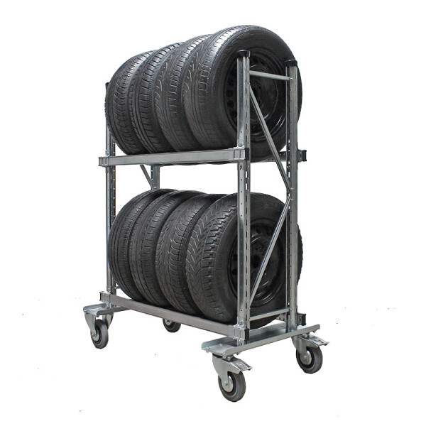 Reifenwagen GENIUS 8 Reifen, 2 Ebenen