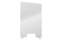 Hygieneschutzwand "glasklar", 600 x 1.000 x 200 mm