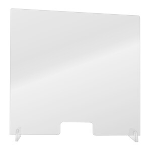 Hygieneschutzwand "glasklar", 1.000 x 1.000 x 200 mm