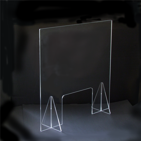 Virenschild aus hochwertigem Plexiglas, 400 x 400 x 180 mm