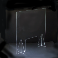 Virenschild aus hochwertigem Plexiglas, 400 x 400 x 180 mm
