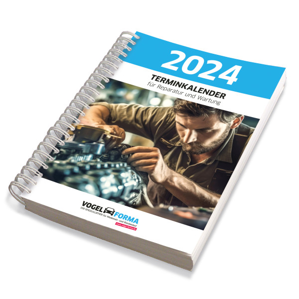 Werkstatt-Terminkalender 2024 einmalig