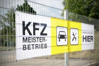 Werbebanner für Kfz-Betriebe "Kfz-Meisterbetrieb"