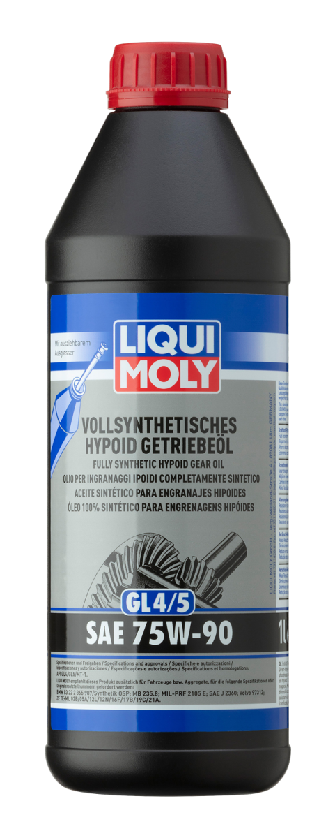 Vollsynthetisches Hypoid-Getriebeöl (GL4/5) 75W-90