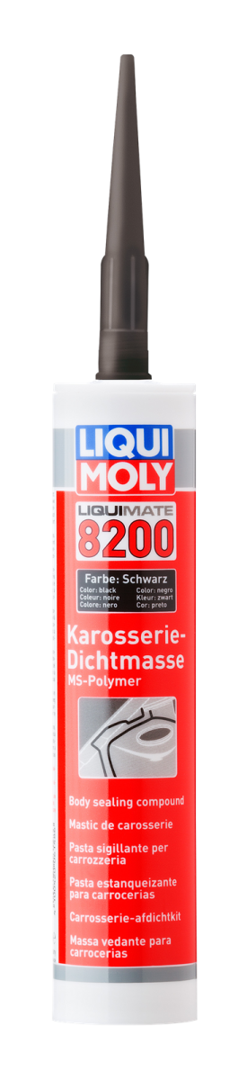 Liquimate 8200 MS Polymer schwarz, 290 ml, Kartusche Kunstst