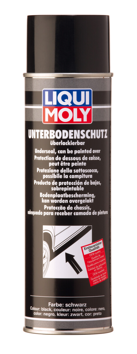Unterbodenschutz schwarz, 500 ml, Dose Aerosol
