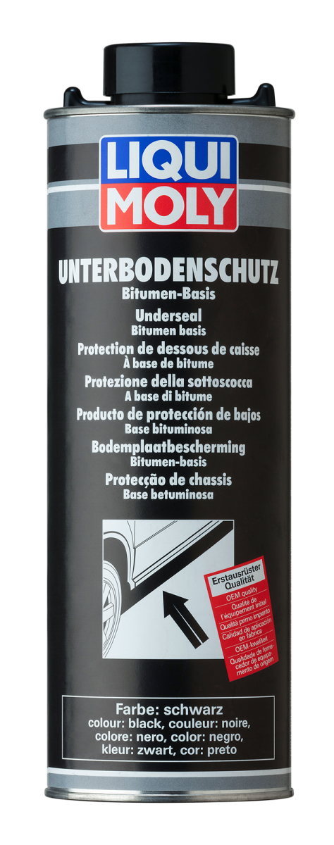 Unterbodenschutz Bitumen schwarz, 1 l, Dose Blech