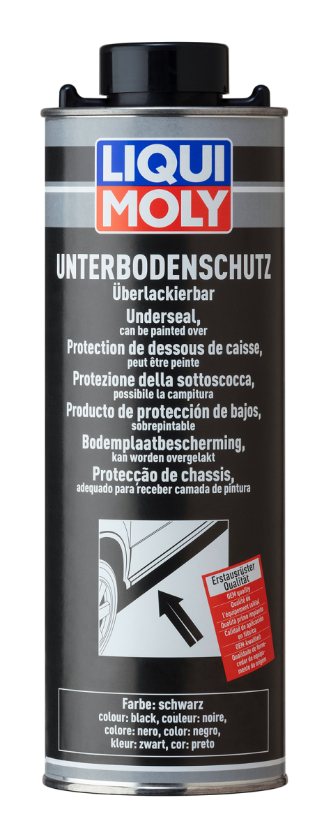 Unterbodenschutz schwarz, 1 l, Dose Blech