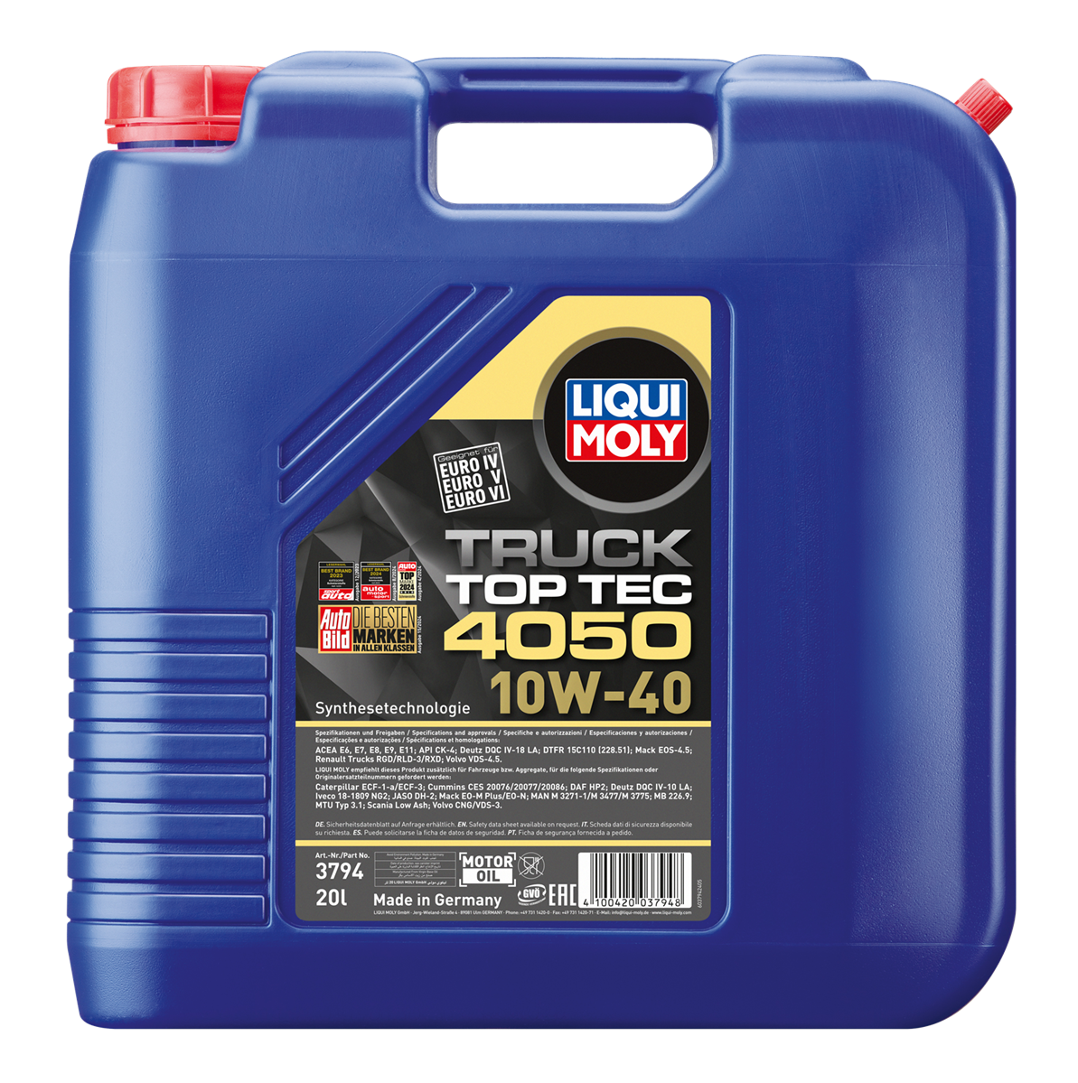 Top Tec Truck 4050 10W-40, 20 l, Kanister Kunststoff