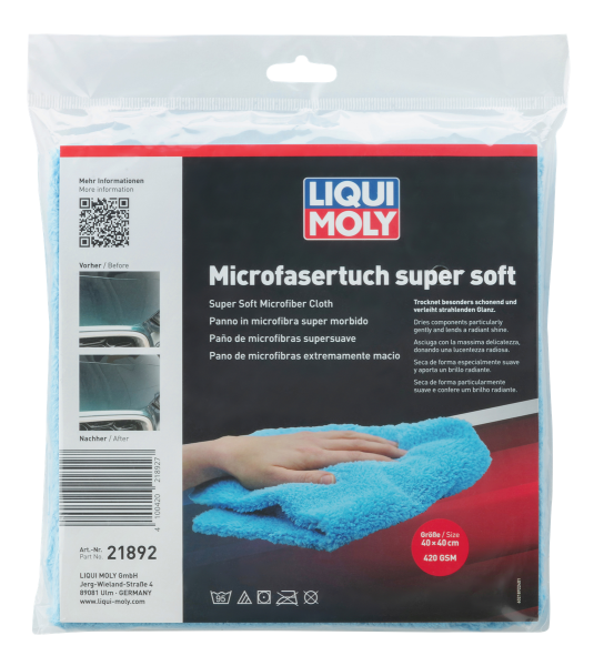 Microfasertuch super soft, 1 Stk, Beutel m. Eurolochung