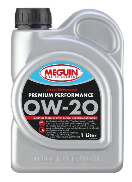 megol Motorenoel Premium Performance SAE 0W-20