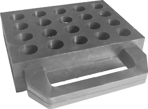 Universal-Gummiblock mit Sicherheitsgriff, Höhe 40 mm
