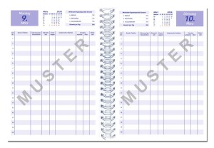 Werkstatt-Terminkalender 2026 einmalig