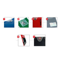 Auftragsmappe PREMIUM A4  blau