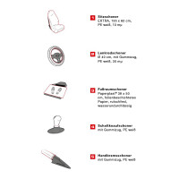 Einweg-Schutzset 5 in 1, im Beutel, 100 Sets/Pack