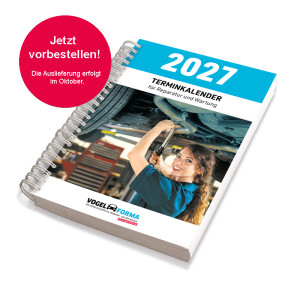 Werkstatt-Terminkalender 2027
