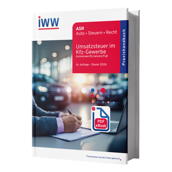E-Book Praxishandbuch Umsatzsteuer im Kfz-Gewerbe